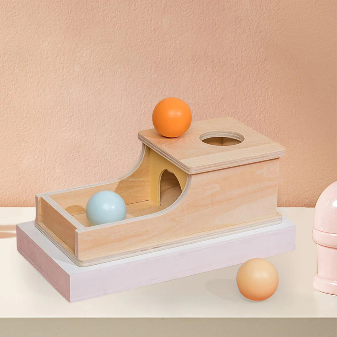 Wooden Montessori Teaching Aids Sensory Training Target Box Toys
