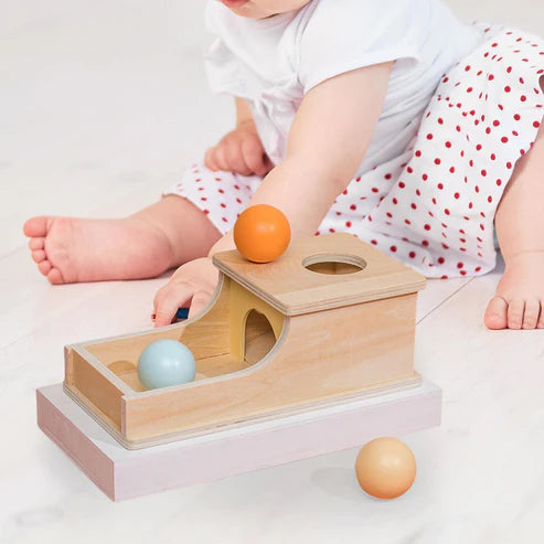 Wooden Montessori Teaching Aids Sensory Training Target Box Toys