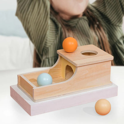 Wooden Montessori Teaching Aids Sensory Training Target Box Toys