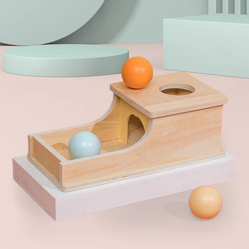 Wooden Montessori Teaching Aids Sensory Training Target Box Toys