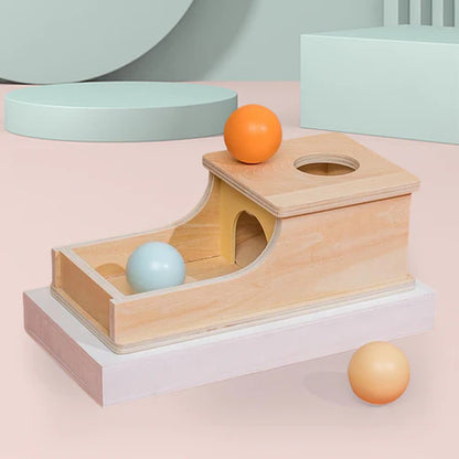 Wooden Montessori Teaching Aids Sensory Training Target Box Toys