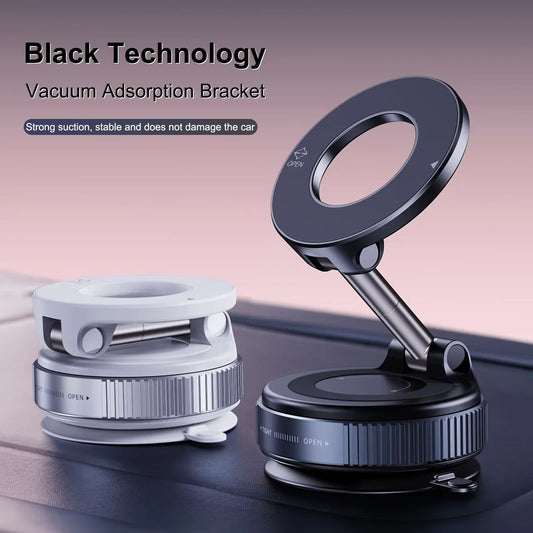Foldable Magnetic Car Phone Holder with Suction Cup